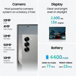 Samsung GALAXY Z FOLD 6 5G 7.6" 12GB 512GB ROM - Large Screen thumbnail 3