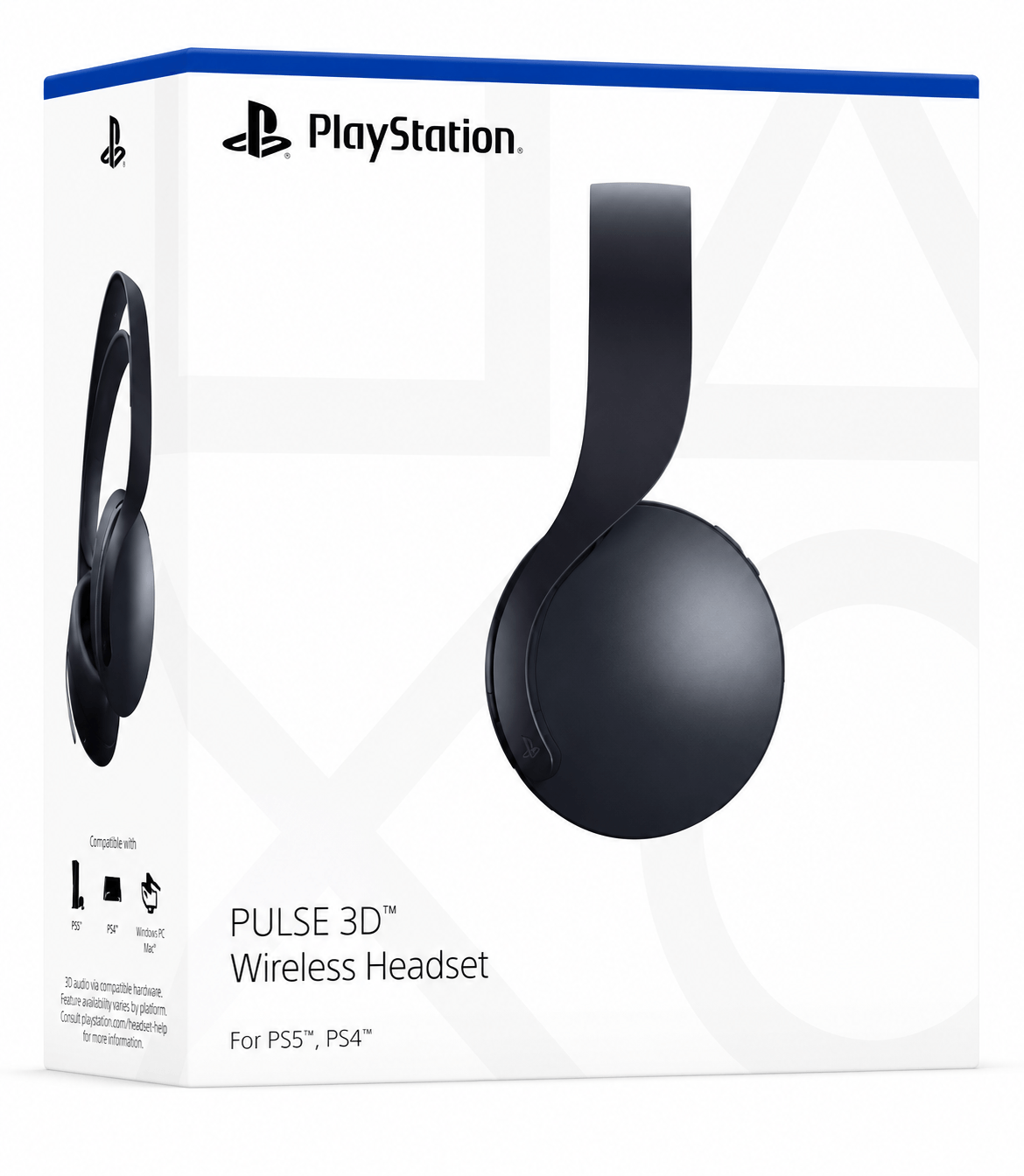 PS5 PULSE 3D Wireless Headset – Midnight Black - Image 1